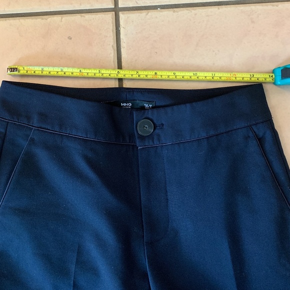 Mango MNG Basics Black Trousers Size 2 - Picture 4 of 8